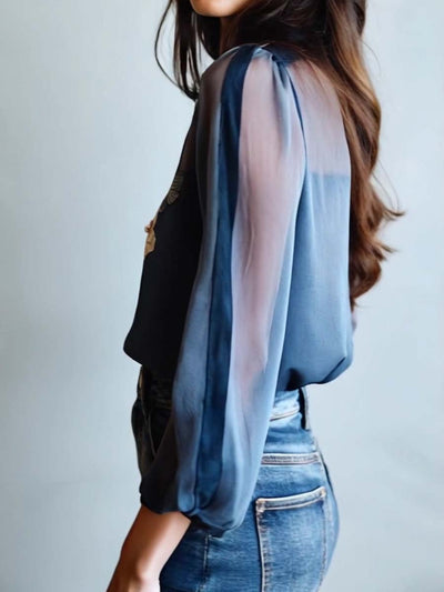 Eve – Bluzka w stylu boho chic z kwiatowym wzorem