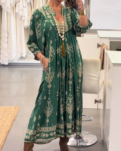 Jana – Sukienka z nadrukiem w stylu casual