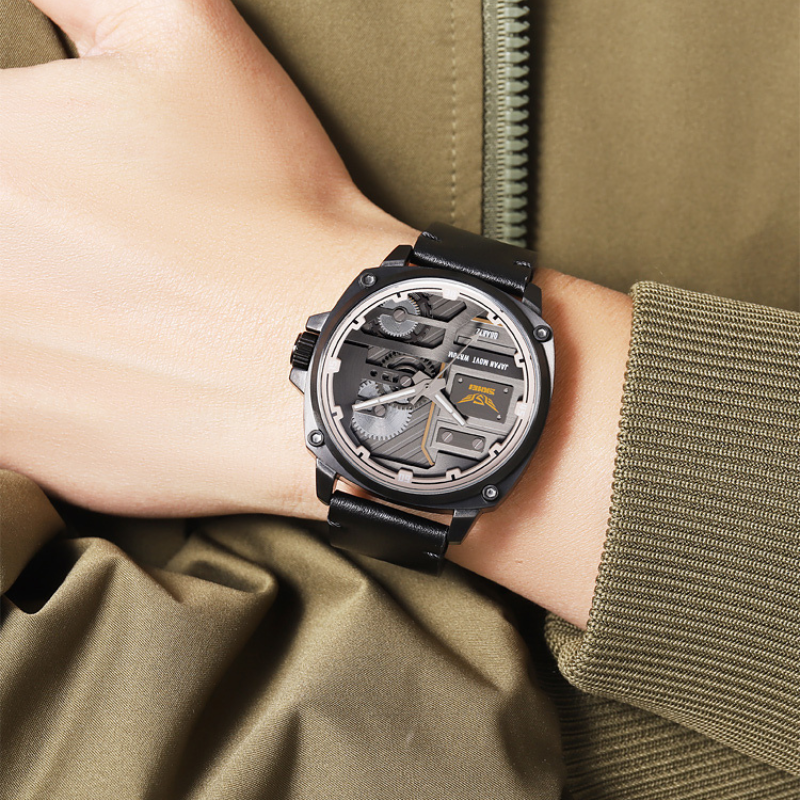 Zegarek Męski Skórzany Quartz™ - Olsen & Olsen