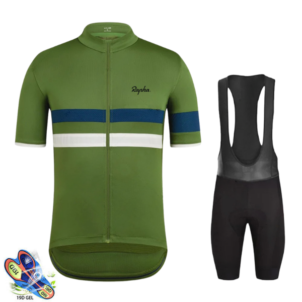Rapha PRO - Zielony zestaw rowerowy