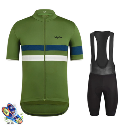 Rapha PRO - Zielony zestaw rowerowy