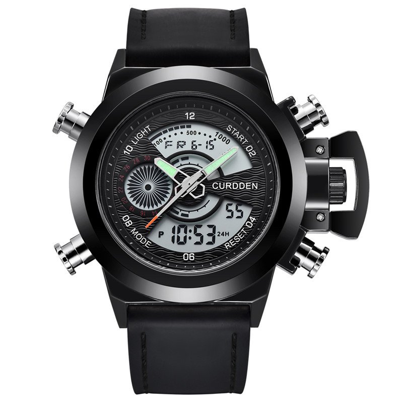 Zegarek Chronograf Mody z Podwójnym Czasem Ur™ Olsen & Olsen