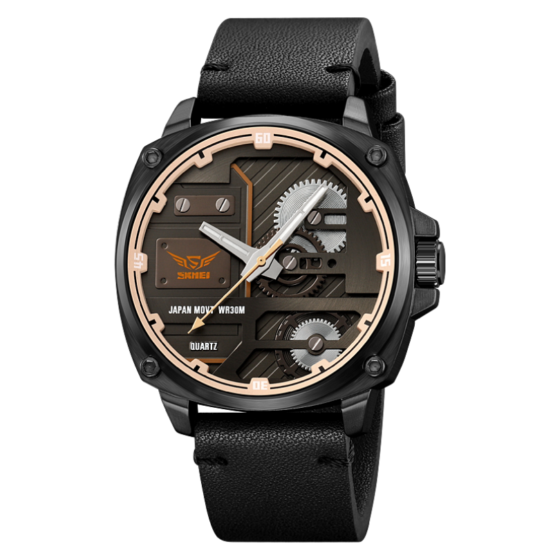 Zegarek Męski Skórzany Quartz™ - Olsen & Olsen