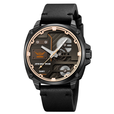 Zegarek Męski Skórzany Quartz™ - Olsen & Olsen