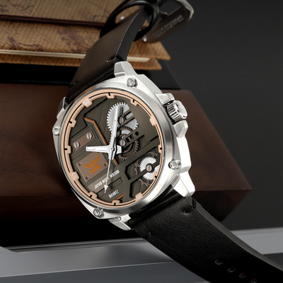 Zegarek Męski Skórzany Quartz™ - Olsen & Olsen