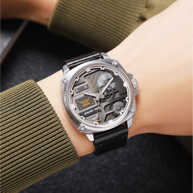 Zegarek Męski Skórzany Quartz™ - Olsen & Olsen