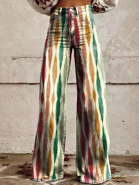 ISABELLA | Spodnie Boho Vintage o Retro i Eleganckim Uroku