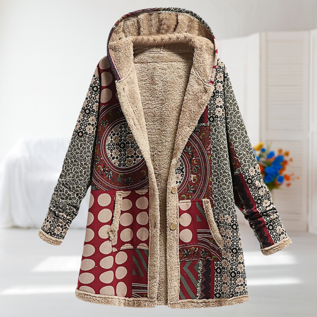 Hélène - Elegancki Płaszcz na Półsezon