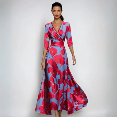 Emily | Elegancka sukienka w kwiaty