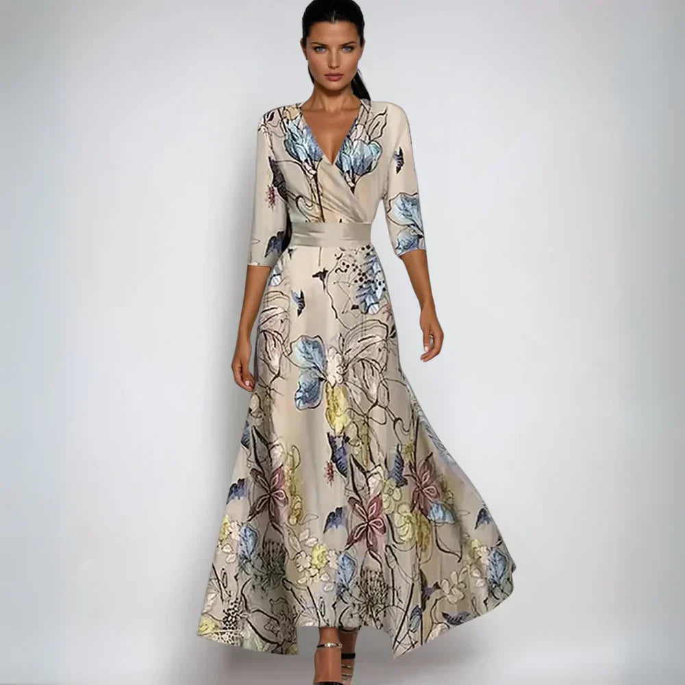 Emily | Elegancka sukienka w kwiaty