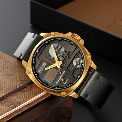 Zegarek Męski Skórzany Quartz™ - Olsen & Olsen