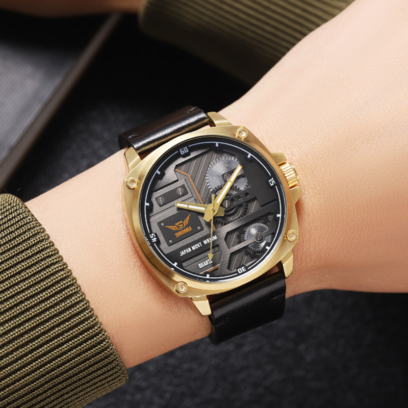 Zegarek Męski Skórzany Quartz™ - Olsen & Olsen