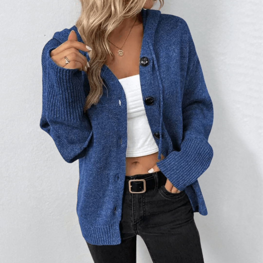 Brittan | Sweter z guzikami
