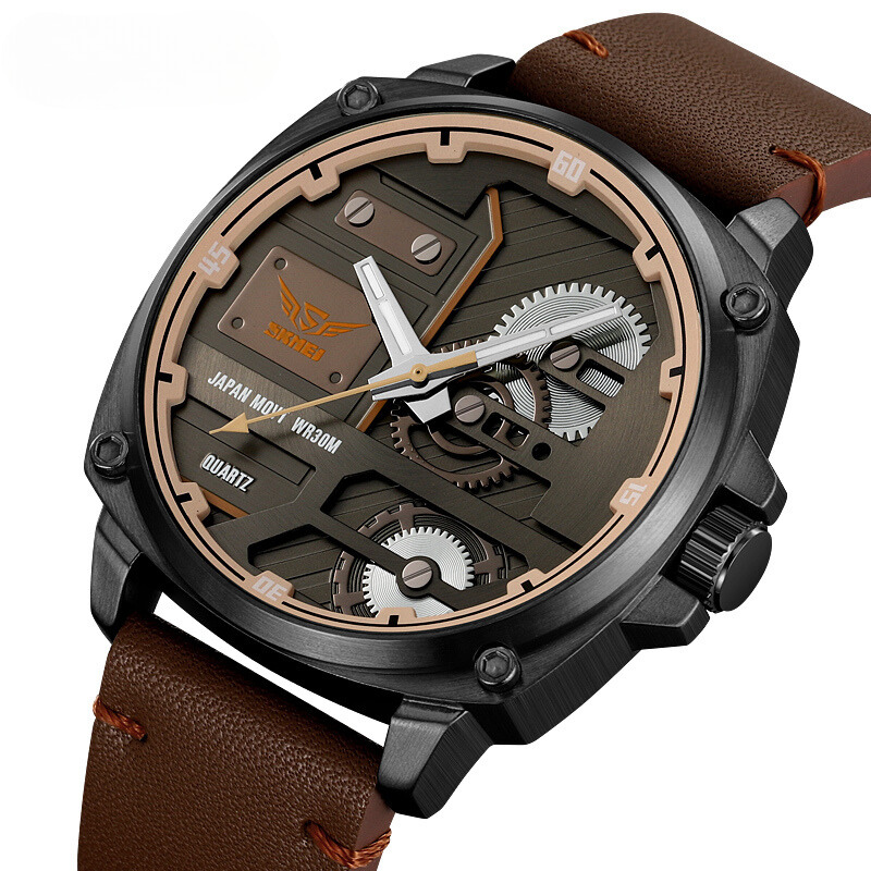 Zegarek Męski Skórzany Quartz™ - Olsen & Olsen