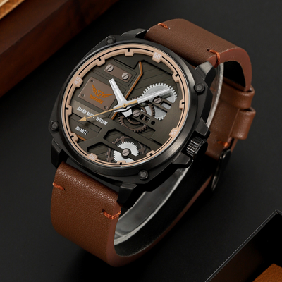 Zegarek Męski Skórzany Quartz™ - Olsen & Olsen