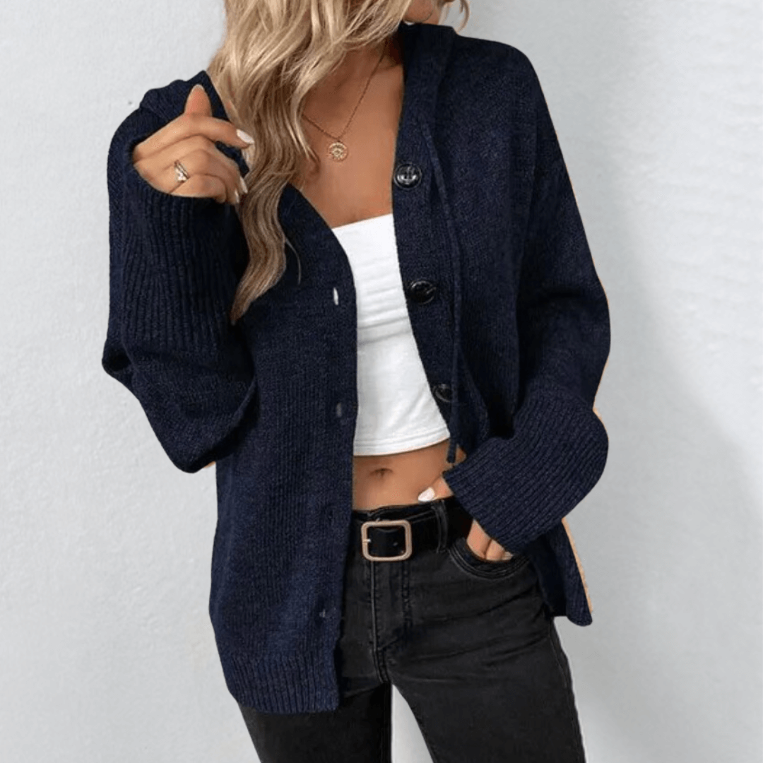 Brittan | Sweter z guzikami