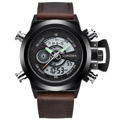 Zegarek Chronograf Mody z Podwójnym Czasem Ur™ Olsen & Olsen