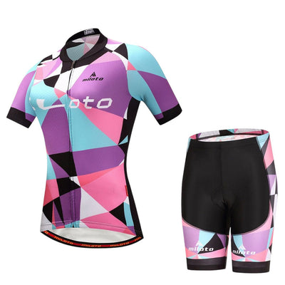 AKTIVABENTEUER™ MILOTO CYCLING Damski zestaw rowerowy | Komfortowy, Oddychający i Skoncentrowany na Wydajności