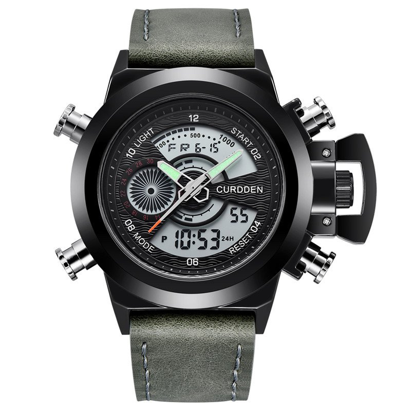 Zegarek Chronograf Mody z Podwójnym Czasem Ur™ Olsen & Olsen