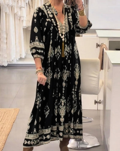 Jana – Sukienka z nadrukiem w stylu casual