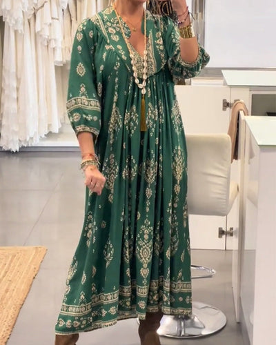 Jana – Sukienka z nadrukiem w stylu casual