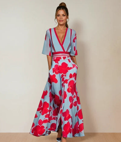 Andrina - Elegancka sukienka z rękawami