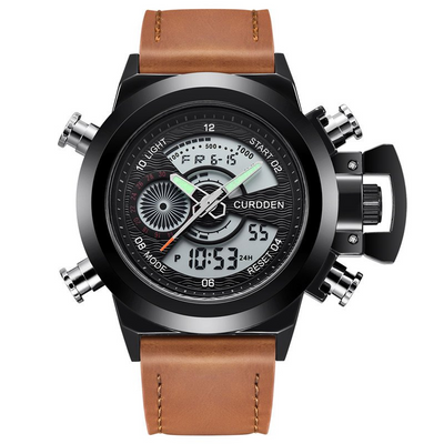 Zegarek Chronograf Mody z Podwójnym Czasem Ur™ Olsen & Olsen