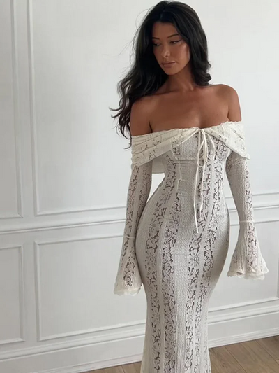 Georgetta | Koronkowa Sukienka Maxi