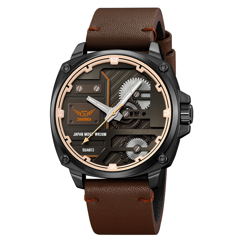 Zegarek Męski Skórzany Quartz™ - Olsen & Olsen