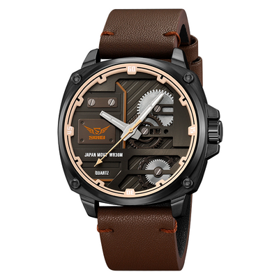 Zegarek Męski Skórzany Quartz™ - Olsen & Olsen