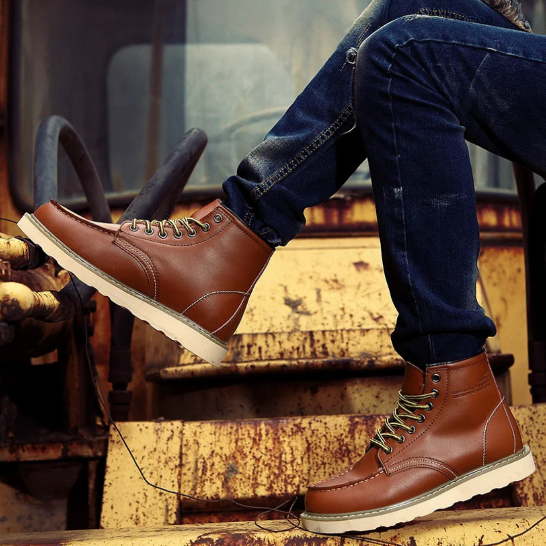 Cole™ | Skórzane botki vintage