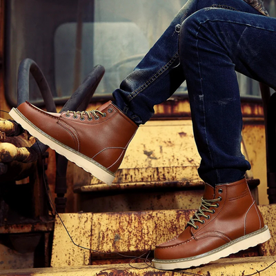 Cole™ | Skórzane botki vintage