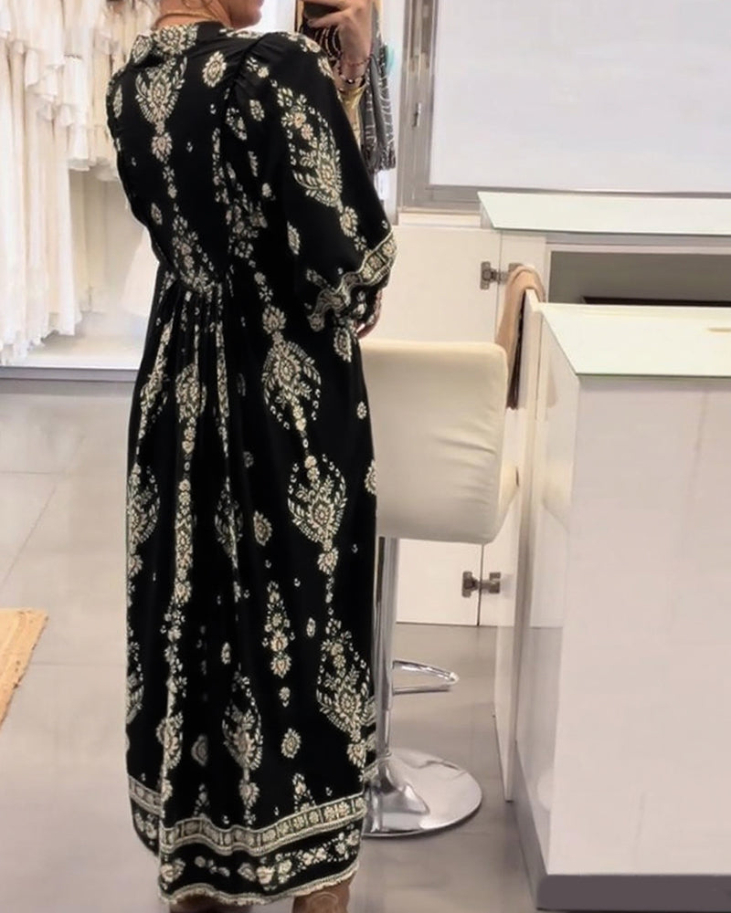 Jana – Sukienka z nadrukiem w stylu casual