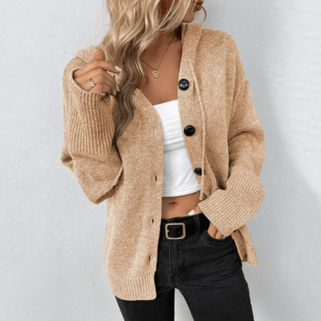 Brittan | Sweter z guzikami