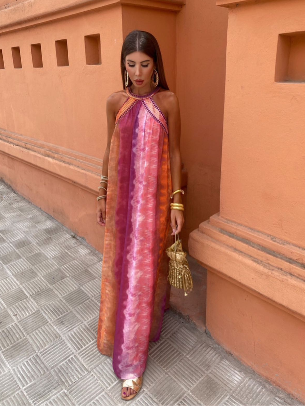 Luciana™ | Elegancka Letnia Sukienka w Tie-Dye dla Świeżego i Modnego Wyglądu