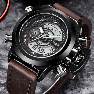 Zegarek Chronograf Mody z Podwójnym Czasem Ur™ Olsen & Olsen