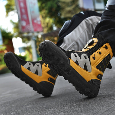Męskie Profesjonalne Wysokie Buty Motocyklowe