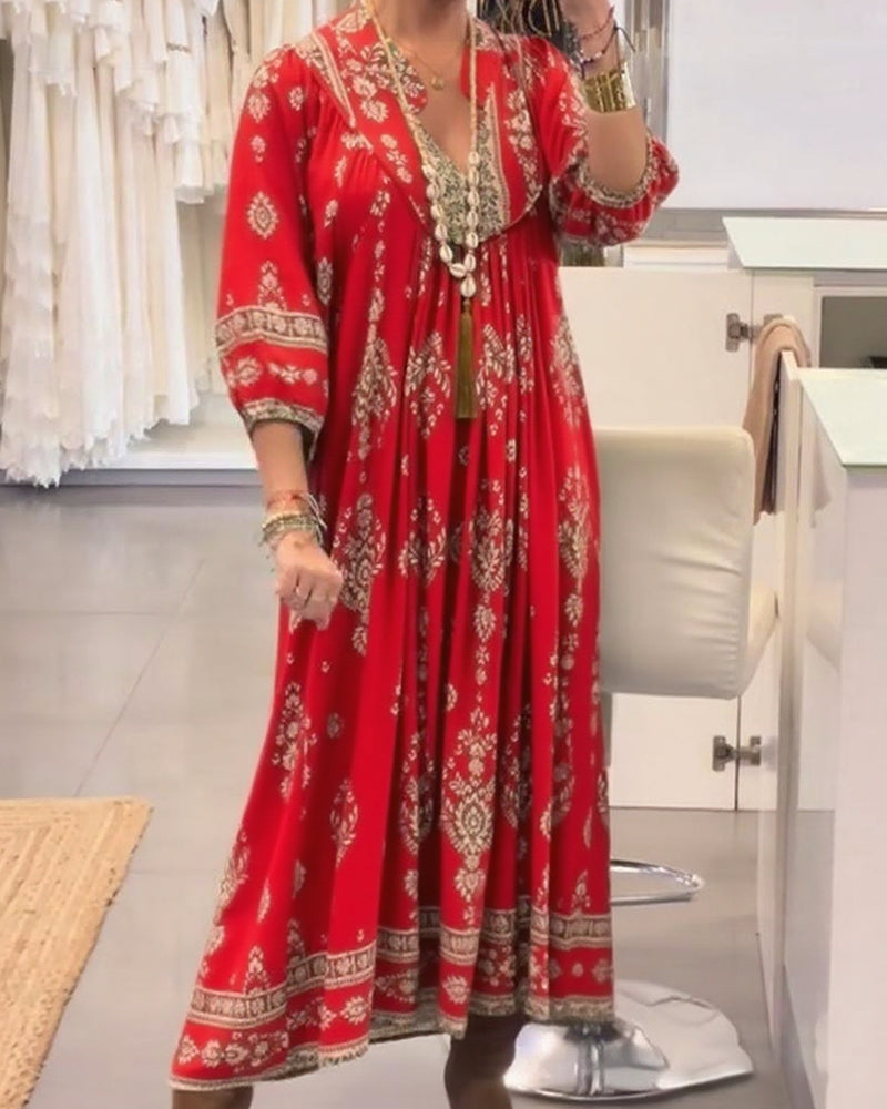 Jana – Sukienka z nadrukiem w stylu casual