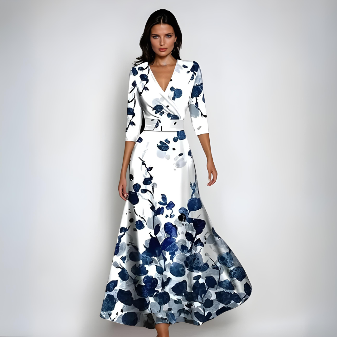 Teofila | Stylowa sukienka w kwiaty