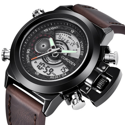 Zegarek Chronograf Mody z Podwójnym Czasem Ur™ Olsen & Olsen