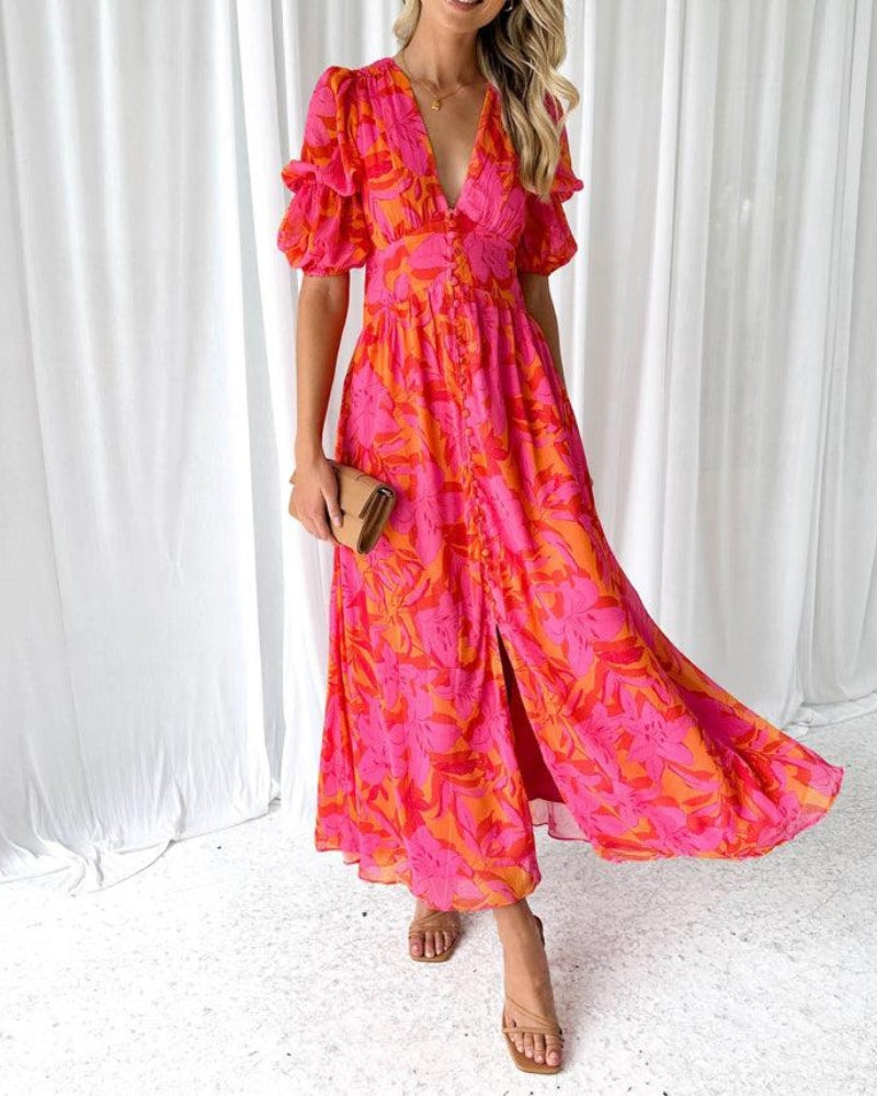 Madelon - Elegancka sukienka maxi