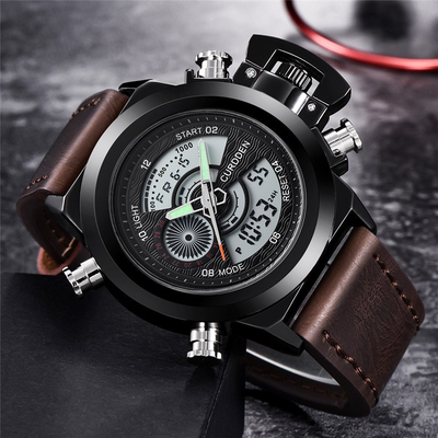 Zegarek Chronograf Mody z Podwójnym Czasem Ur™ Olsen & Olsen