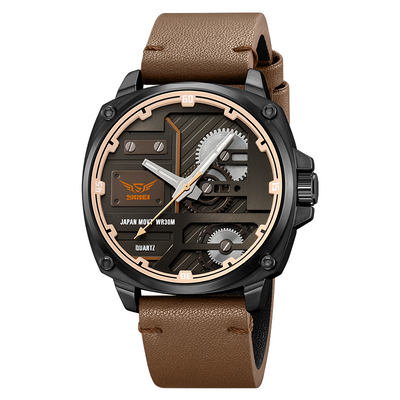 Zegarek Męski Skórzany Quartz™ - Olsen & Olsen