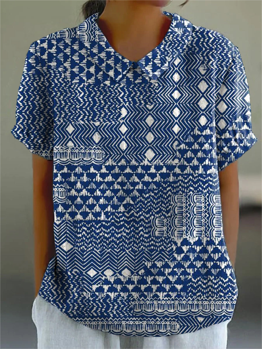 Zara | Koszula w Tribalowy Wzór