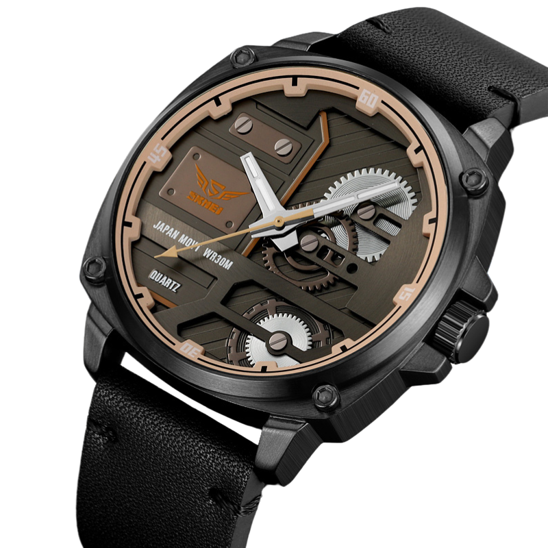 Zegarek Męski Skórzany Quartz™ - Olsen & Olsen