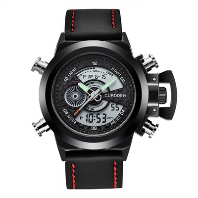 Zegarek Chronograf Mody z Podwójnym Czasem Ur™ Olsen & Olsen
