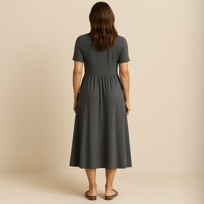 Kinga | Elegancka sukienka zakrywająca brzuch