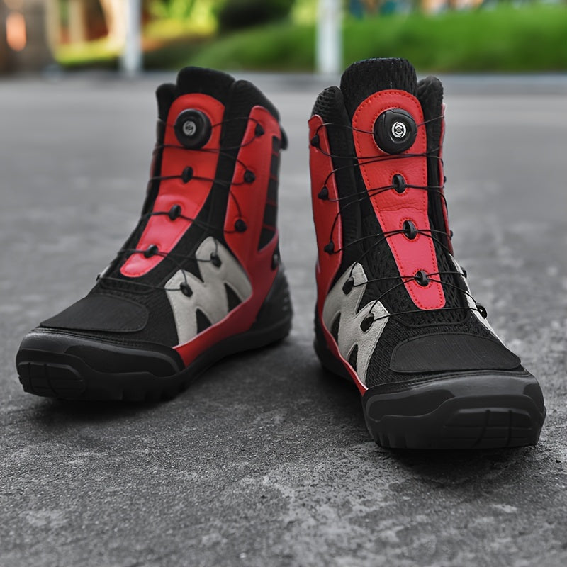Męskie Profesjonalne Wysokie Buty Motocyklowe