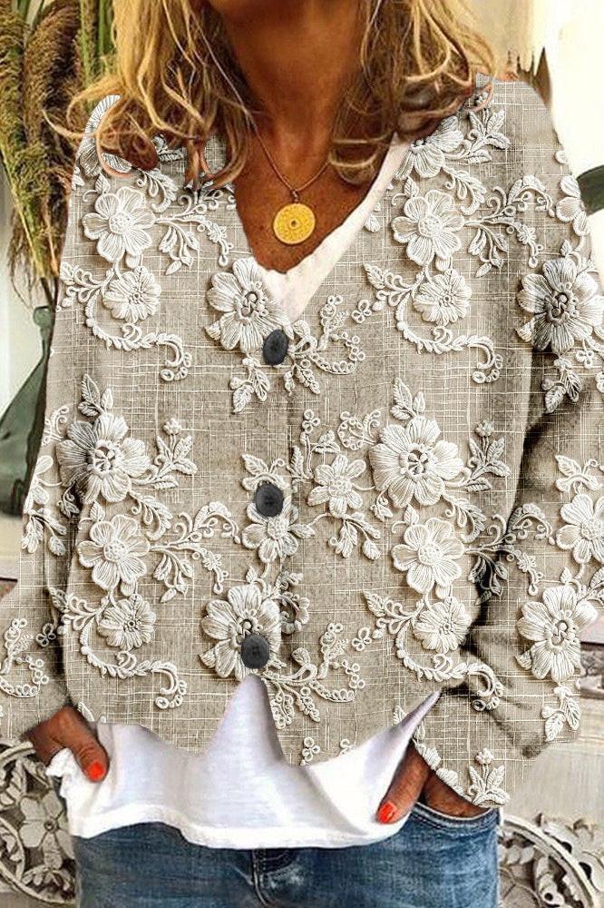 Cardigan z Filo di Petali