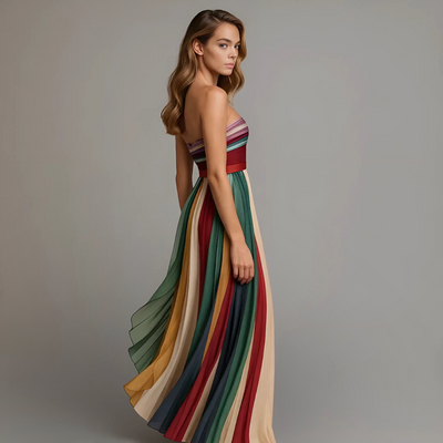 Giulia - Długa sukienka casual